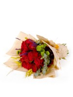 Premium 15 Kırmızı Gül Buketi