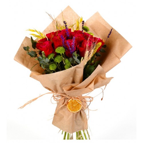 Premium 15 Kırmızı Gül Buketi