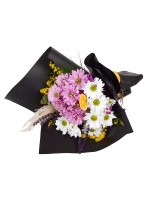 Pembe Beyaz Papatya Buketi