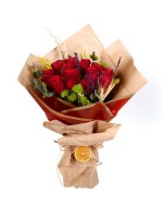En Güzel Aşk Kırmızı Gül Buketi