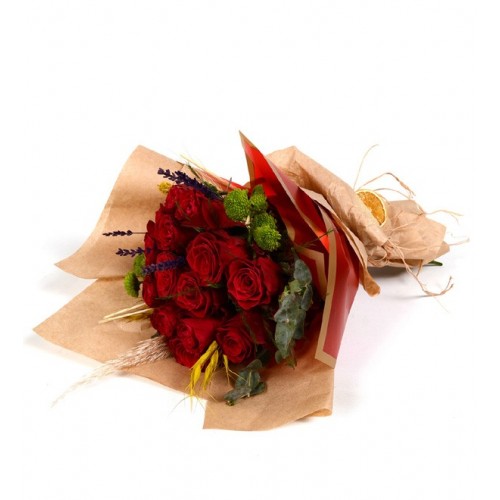 En Güzel Aşk Kırmızı Gül Buketi
